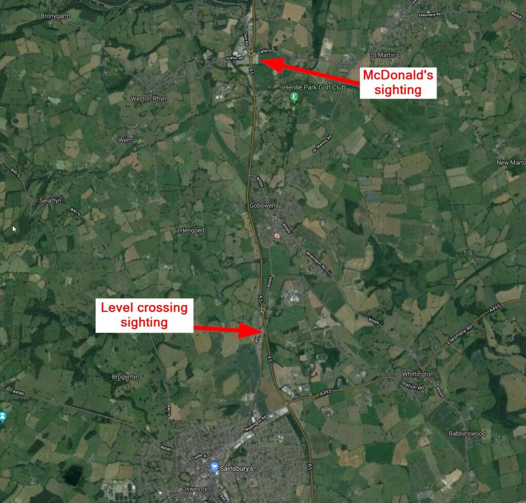 A5 puma sightings map