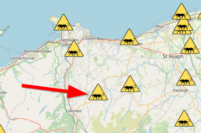 Len's sightings have been added to our new interactive map
